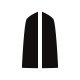 2013 C6 Corvette 60th 427 Split Stripe Design Hood Decal - Matte Black
