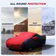2005-2013 Corvette C6 Heavy Duty Exterior All Weather Waterproof Outdoor Car Cover Red/Black