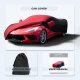2005-2013 Corvette C6 Heavy Duty Exterior All Weather Waterproof Outdoor Car Cover Red/Black
