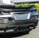 2023-2025 C8 Z06 Corvette Carbon Fiber License Plate Backing