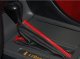 1997-2004 C5 Corvette Black NAPPA Shift Boot W/Accent Stitching - Auto Non-Perf - Charcoal