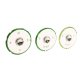 1961-1962 Full-Size Chevrolet Instrument Lens Set, Wesclox, 4 pieces