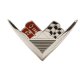1961 Full-Size Chevrolet Trunk Emblem, 348 V-8, Sold as Each