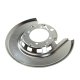 1965-1975 C2 C3 Corvette Rear Brake Dust Backing Plate Shield Silver RH