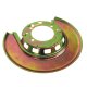 1976-1982 Corvette C3 Rear Backing Plate Shield Gold RH