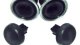 1971-1972 B & E-Body Vans Auto Radio Knobs Set
