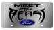 Eurosport Daytona Ford Meet the Beast Acrylic License Plate