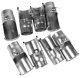 1965-1966 C2 Corvette Spark Plug Shields Big Block 8 Piece Set