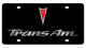 Pontiac Trans-Am Acrylic License Plate Eurosport Daytona