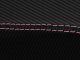 2016-2023 Camaro Console Lid Cover Carbon Fiber Pink Stitch