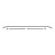 1962-1965 Chevy II and Nova Hardtop Rear Window Trim, 5 pieces