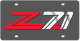 1999 Chevrolet Z71 Eurosport Daytona Carbon Steel License Plate