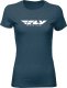 Fly Racing Women's Corporate T-Shirt (Small) (Indigo)