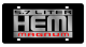 Dodge Magnum Hemi 5.7 Carbon Steel License Plate by Eurosport Daytona
