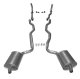 1963 C2 Corvette Exhaust System - 2 Inch - Low HP or Auto W/Welded Secondary Pipe & Muffler