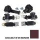 Seat Belts- Lap & Shoulder - Red For 1972-1973 Corvette