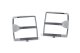 2014-2015 Chevrolet Silverado 1500 Morimoto Headlight Trim - Chrome ABS Plastic Replacement for X...