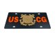 US Coast Guard Carbon Steel License Plate Eurosport Daytona