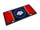 Mississippi State Flag Carbon Steel License Plate Eurosport Daytona