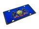 Pennsylvania State Flag Carbon Steel License Plate Eurosport Daytona