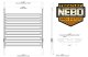 Fits Jeep JKU 4dr Nebo Roof Rack 6-Piece Cargo Slat Kit Silver 07-18 Wrangler JKU TeraFlex