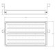 Fits Jeep JKU 4dr Wasatch Rear Cargo Rack Side Panel Kit Black 07-18 Wrangler