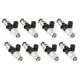 Injector Dynamics - 1050cc Injectors 60mm Length 14mm Grey Adaptor Top - Blue Bottom Adap (Set of...