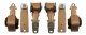 C3 1972-1973 Corvette Replacement Premium Dual Retractor Seat Belts