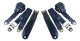 Seat Belts Lap & Shoulder - Dark Blue For 1970-1971 Corvette
