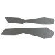 Leather Console Side Panels- Gray For 1982 Corvette