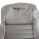 Embroidered OE Style Seat Covers Silver Leather/Vinyl w/ 2" Bolster For 81 Corvette