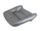 Embroidered Leather Seat Covers Silver w/ 4" Bolster For 1981 Corvette