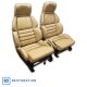 Leather Seat Covers- Beige Sport For 1992 Corvette