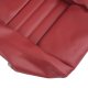 Leather-Like Vinyl Seat Covers Red 4" Bolster For 1982 Corvette
