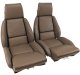 Mounted "Leather-Like" Vinyl Seat Covers Gray Standard For 1988 Corvette