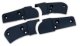 1982 C3 Corvette Reproduction Seat Hinge Cover Set - 4pc - Dark Blue