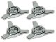 C2 1964 Corvette Hubcap Spinner Assembly Set