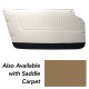 Door Panels White W/Saddle Carpet Convertible W/Trim For 1964 Corvette