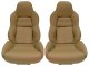 1994-1996 C4 Corvette Mounted Leather Seat Covers Beige Standard