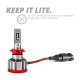 9004 RGB LED Headlight Bulbs by XK Glow - App Controlled Multi-Color 2-in-1 Technology