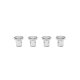 1967-1972 Camaro Vent Pull Knobs, Chrome, 4 pieces