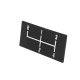 1968-1972 Chevelle 4-Speed Console Shift Plate, Sold as Each