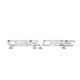 1969-1970 Full-Size Chevrolet Front Fender Emblem, "350", Sold as a Pair