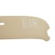 Classic Car Dashes Dash Shield- White For 1977 Corvette