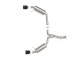 aFe POWER Takeda 06-13 Lexus IS250/IS350 SS Axle-Back Exhaust w/ Black Tips