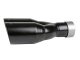 MACH Force-Xp 409 Stainless Steel Clamp-on Exhaust Tip 2.5in Inlet 3.5in Outlet - Black