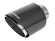 aFe MACH Force-Xp 304 SS Clamp-On Exhaust Tip 2.5in. Inlet / 4.5in. Outlet / 7in. L - Carbon Fibe...