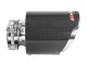 aFe MACH Force-Xp 304 SS Clamp-On Exhaust Tip 2.5in. Inlet / 4.5in. Outlet / 7in. L - Carbon Fibe...