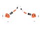 aFe 2022 Toyota Tundra V6-3.5L (tt) Momentum GT Cold Air Intake System w/ Pro 5R Filter - Orange