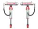 aFe SUS Shock Kit 2.5 GM 2500HD 01-10 Front Remote Reservoir (Set of 2)